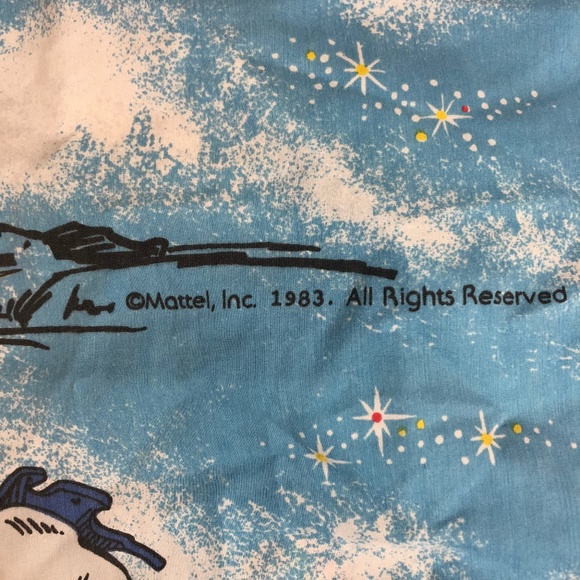 Vintage He Man MOTU Full Bed Sheet 1983 - Picture 5 of 8